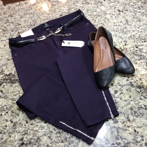 Just Black Denim - Just Black deep purple jeans